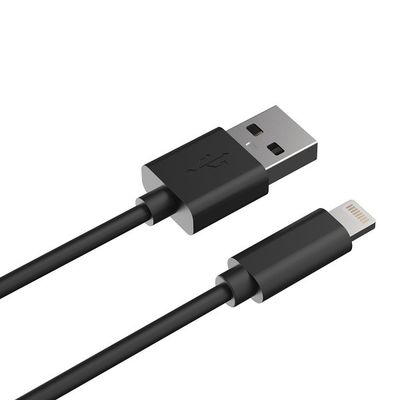 2M PVC USB A OTG Mfi Certified Lightning Cables For Audio Video