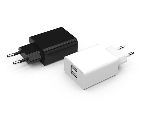 European OEM ODM 5V 2.4A Dual Charger Adapter