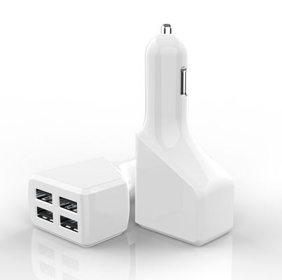 Four USB Port Smart IC 5V4.8A Multiple Port Car Charger