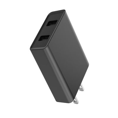 Fixed Plug 5V3.4A Dual USB USA Wall Charger