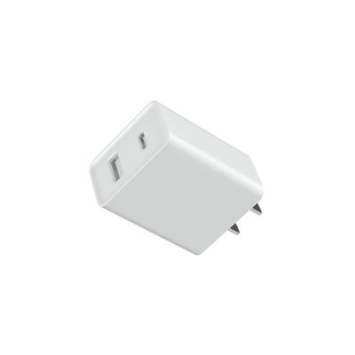USB A USB C Fixed Plug FCC 5V3.4A American Charger Adapter