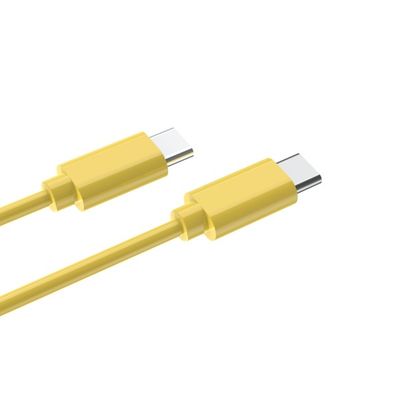 1M Type C To Type C Cable 2.0 5V 3A PVC Braided Charger Cords