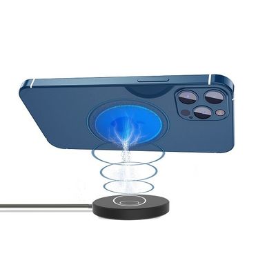 15W 9V2.22A 205khz Magsafe Wireless Charger With Stand