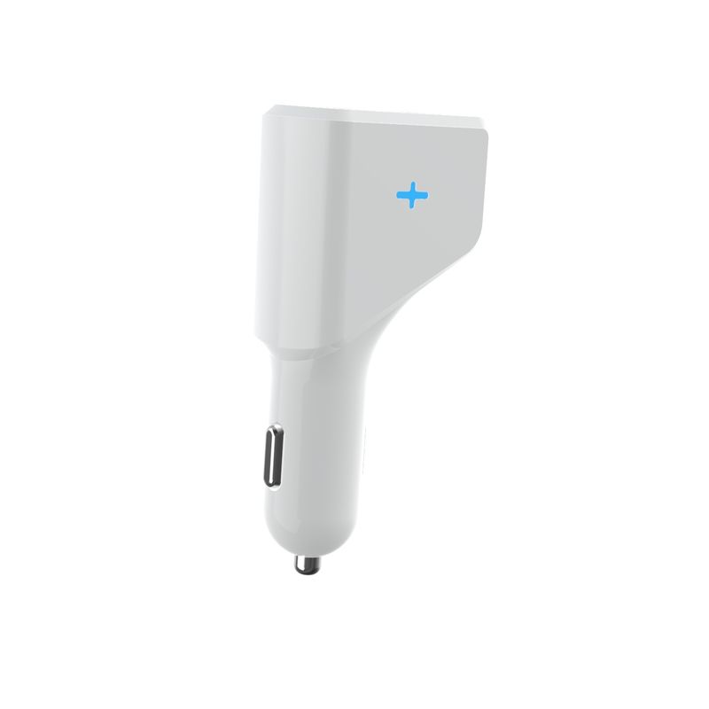 Micro USB-A FCC 24W 5V4.8A Multiple Port Car Charger